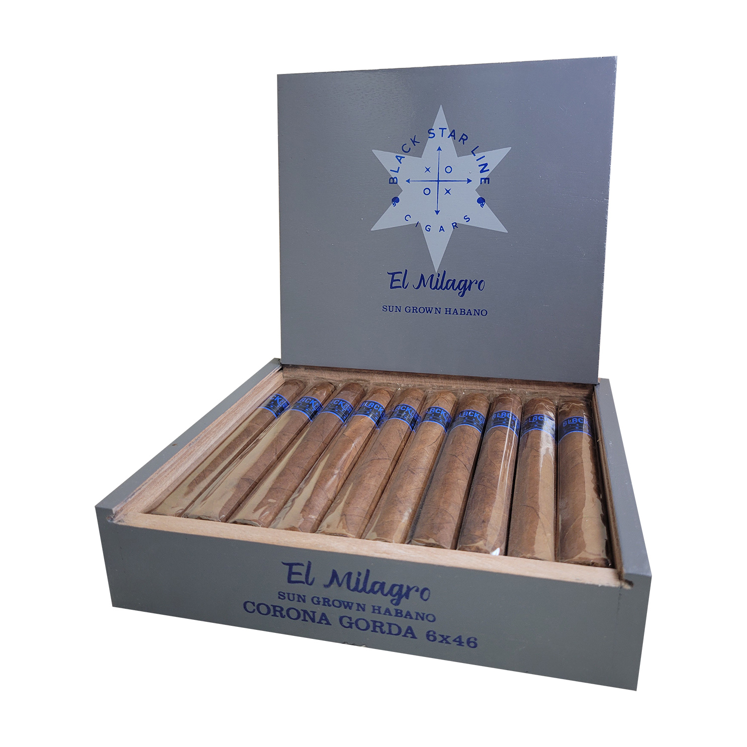 El Milagro Sun Grown Habano Corona Gorda Cigar - Box